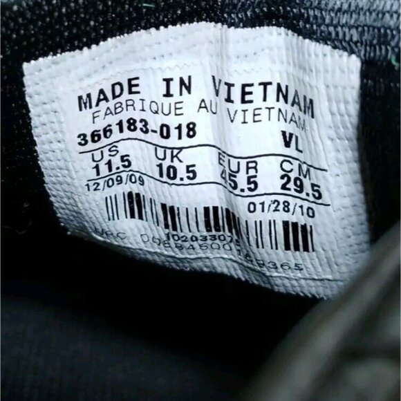 Nike Soccer Shoes Men's US 11.5 Tiempo Mystic III 3 TF Turf 2009 2010 366183-018 - Picture 9 of 9